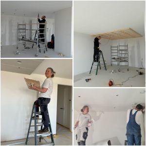 Gipsplaten plaatsen (isoleren/ verlaagd plafond/tussenwand)